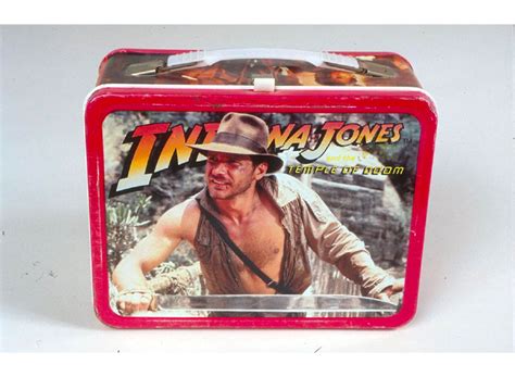 indiana jones metal lunch box|Vintage Excellent! 1984 Indiana Jones & the Temple of Doom .